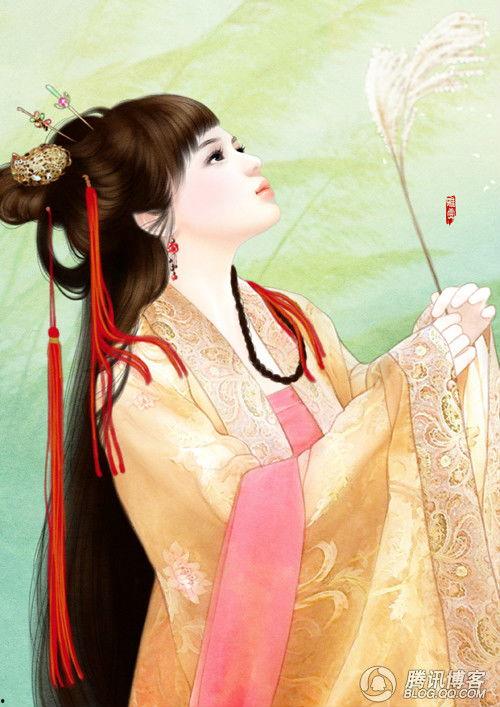 古装明星美女手绘